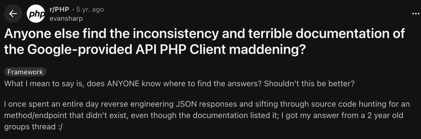 API tooling